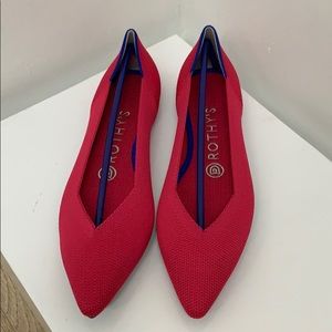 Brand new hot pink Rothy’s